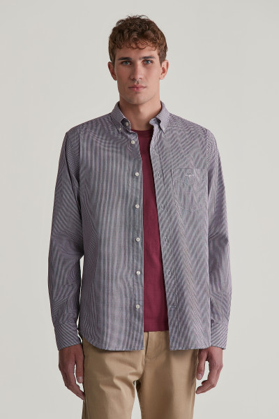KOŠEĽA GANT REG POPLIN MICRO GINGHAM SHIRT - Fotografia č. 1