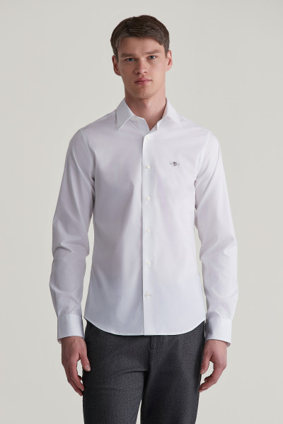 KOŠILE GANT SLIM POPLIN STRETCH SHIRT - Fotografie č. 1