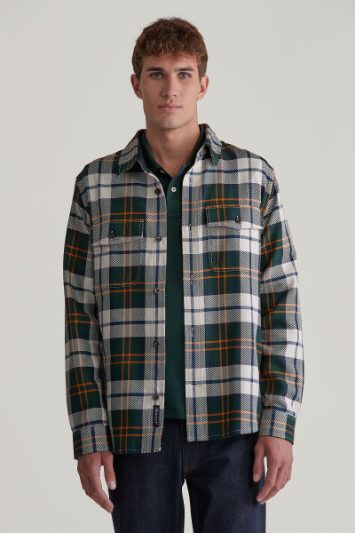 ING GANT HERRINGBONE CHECK OVERSHIRT - Kép 1
