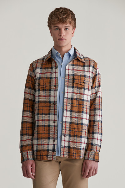 ING GANT HERRINGBONE CHECK OVERSHIRT - Kép 1