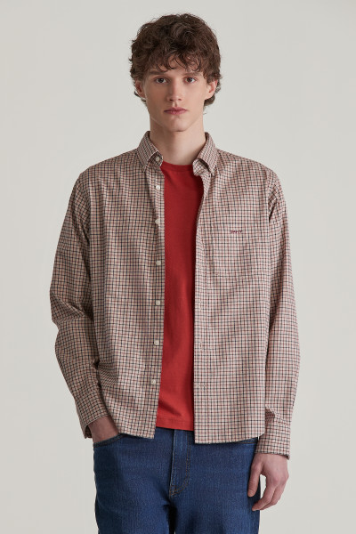 KOŠEĽA GANT REG JASPE TATTERSALL SHIRT - Fotografia č. 1