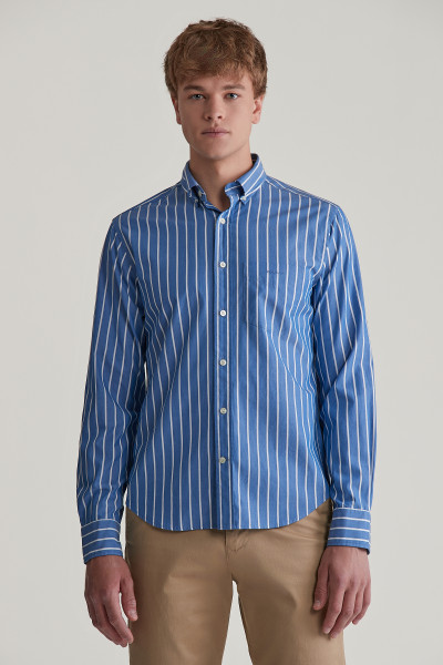 KOŠILE GANT REG POPLIN STRIPE - Fotografie č. 1