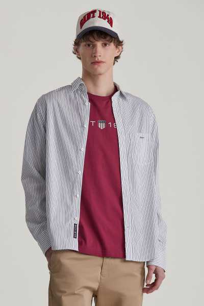 KOŠILE GANT REG POPLIN STRIPE - Fotografie č. 1