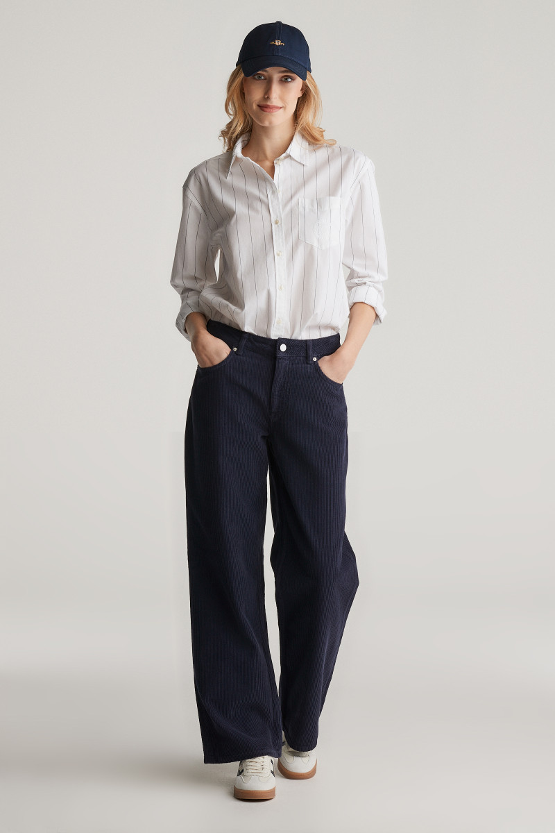 DŽÍNY GANT REL CORDUROY JEANS EVENING BLUE