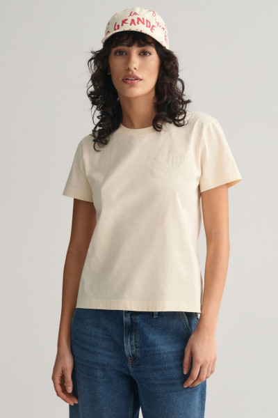 TRIČKO GANT REG TONAL SHIELD SS T-SHIRT - Fotografia č. 1