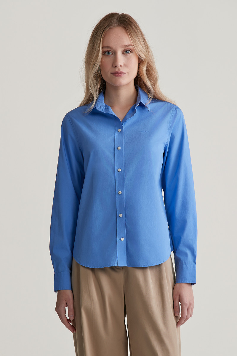 E-shop KOŠILE GANT REG POPLIN SHIRT CLEAR SKY