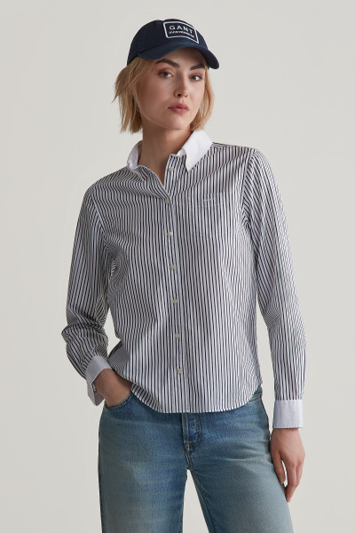 ING GANT REG CONTRAST COLLAR STRIPED SHIRT - Kép 1