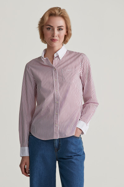ING GANT REG CONTRAST COLLAR STRIPED SHIRT - Kép 1