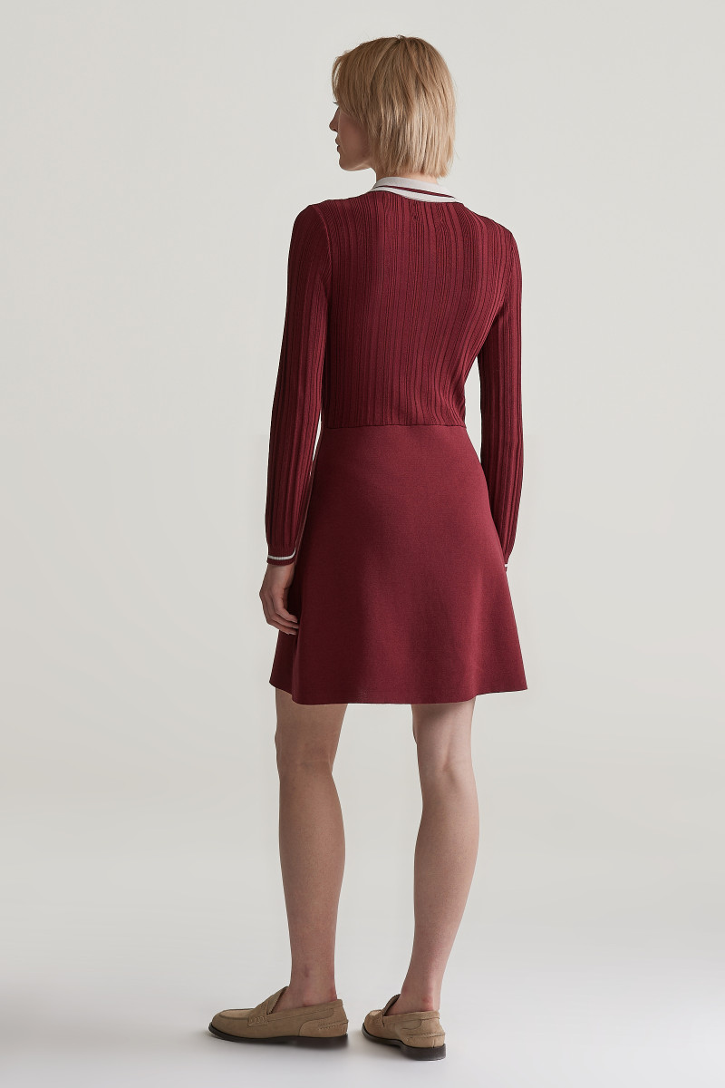 style knit dress Hooded Knit Dress with Accent, Winter Clothing, Long Sleves Dress, Sweater Dress, Fall Dress, M / Black