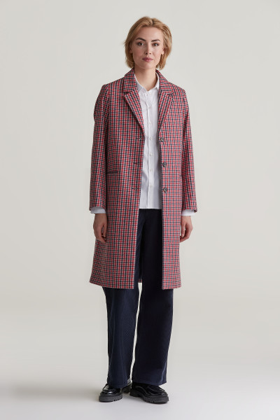 KABÁT GANT PATTERN CLASSIC TAILORED WOOL COAT - Fotografie č. 1