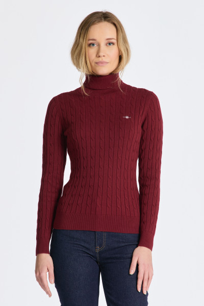 ROLÁK GANT STRETCH COTTON CABLE TURTLENECK - Fotografie č. 1