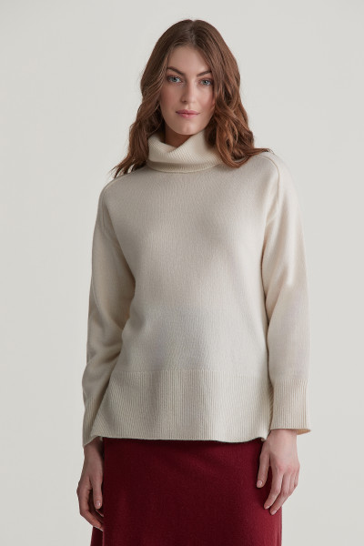 SVETER GANT HERRINGBONE DETAIL ROLLNECK - Fotografia č. 1