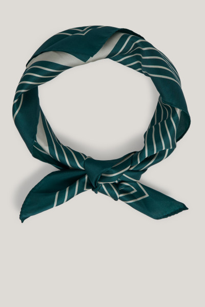 ŠATKA GANT MONOGRAM BORDER SILK SCARF - Fotografia č. 1