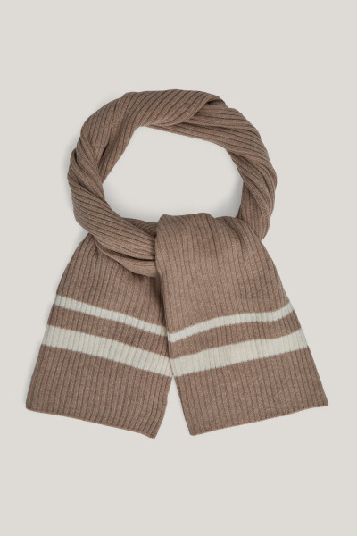 ŠÁL GANT STRIPED WOOL KNITTED SCARF - Fotografia č. 1