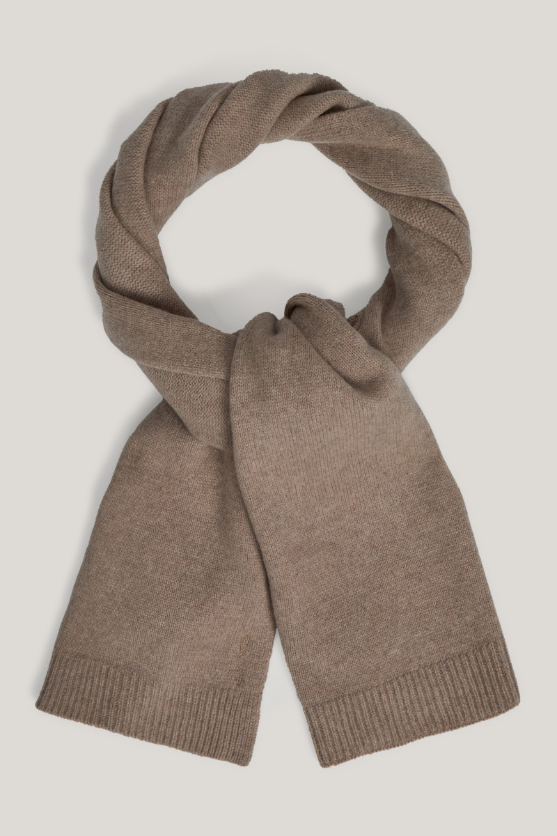 ŠÁLA GANT WOOL KNITTED SCARF DRY SAND