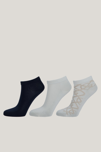 PONOŽKY GANT MONOGRAM ANKLE SOCKS 3-PACK - Fotografia č. 1