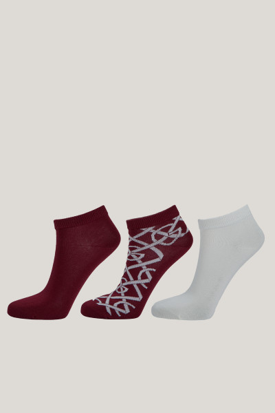 PONOŽKY GANT MONOGRAM ANKLE SOCKS 3-PACK - Fotografia č. 1