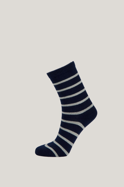 PONOŽKY GANT STRIPE WOOL CASHMERE SOCKS - Fotografia č. 1