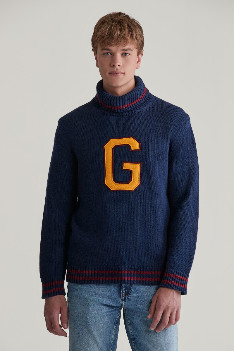 ROLÁK GANT SEASONAL G TURTLENECK EVENING BLUE