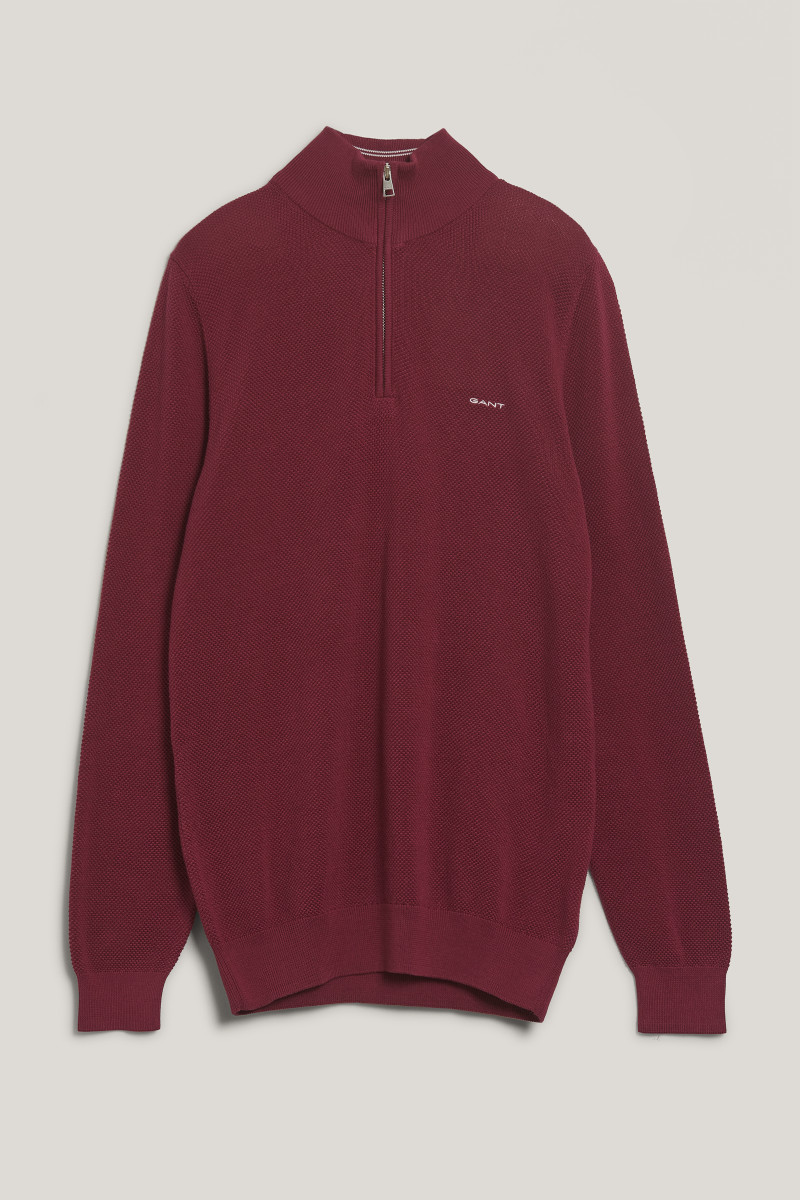 GANT HALF-ZIP - Trui - evening blue/blauw