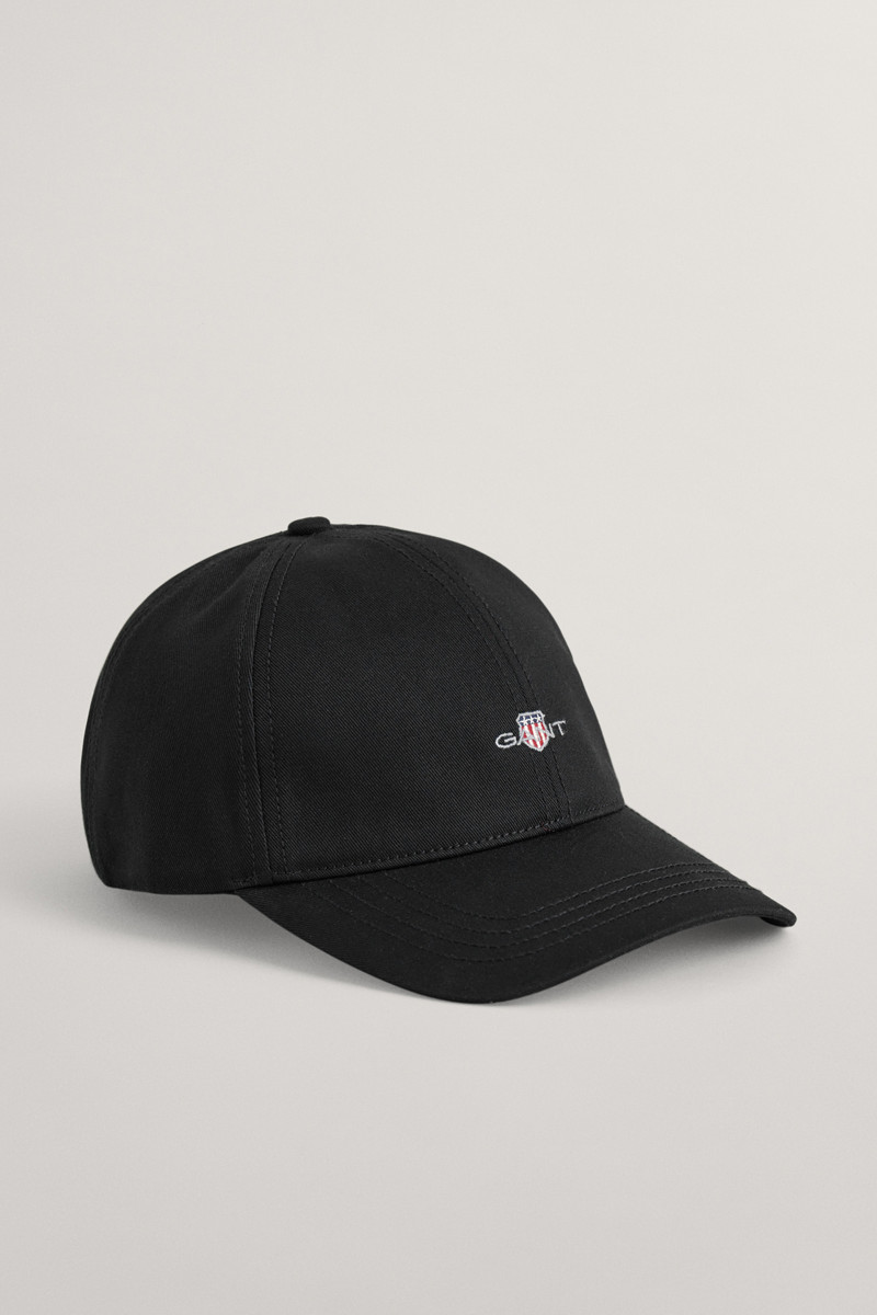 ŠILTOVKA GANT UNISEX. SHIELD CAP BLACK