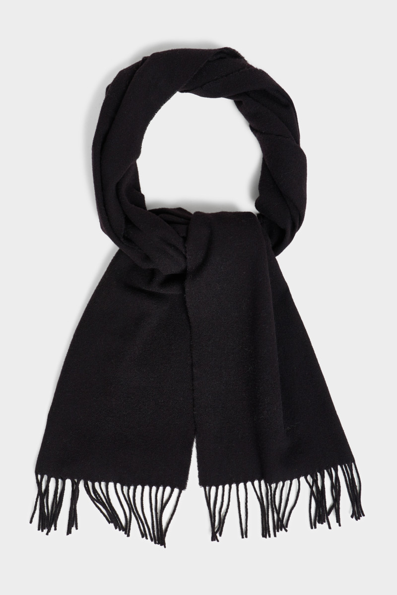 ŠÁL GANT UNISEX. WOOL SCARF BLACK