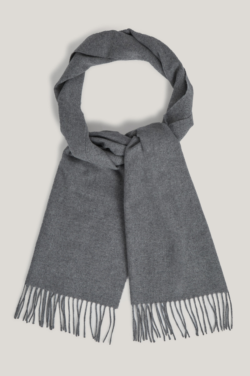 E-shop ŠÁLA GANT UNISEX. WOOL SCARF DARK GREY MELANGE