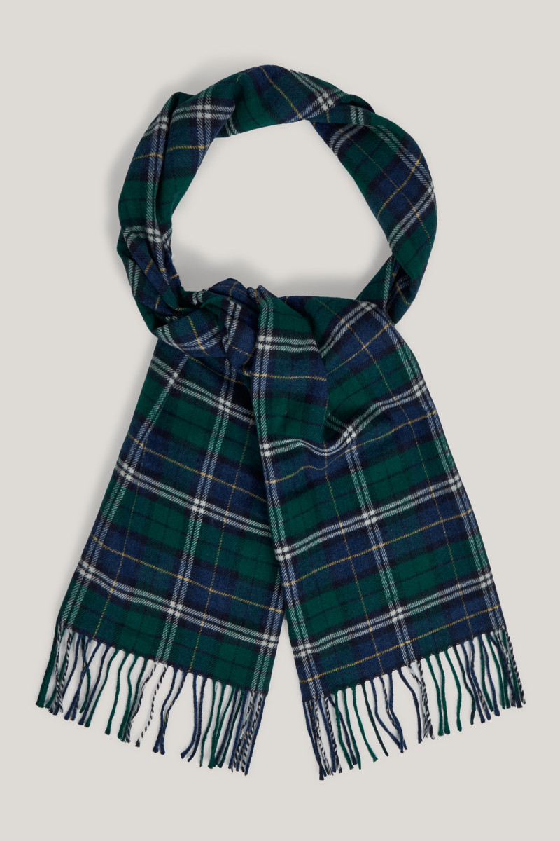 E-shop ŠÁLA GANT MULTI CHECK SCARF DEEP FOREST