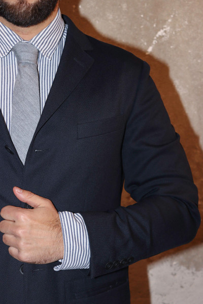 KRAVATA GANT HERRINGBONE WOOL BLEND TIE - Fotografia č. 3