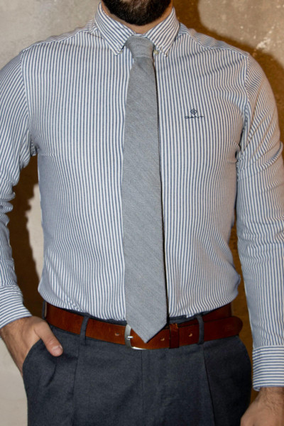 KRAVATA GANT HERRINGBONE WOOL BLEND TIE - Fotografia č. 2