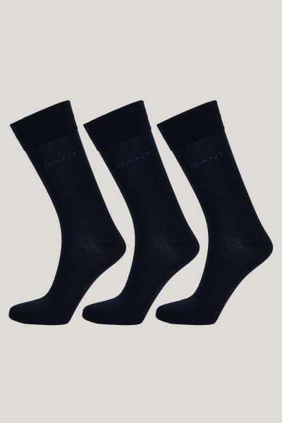 PONOŽKY GANT MERCERIZED COTTON SOCKS 3-PACK - Fotografia č. 1