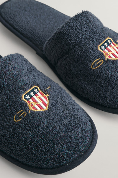 DOMÁCA OBUV GANT ARCHIVE SHIELD TERRY SLIPPERS - Fotografia č. 2