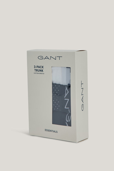 SPODNÁ BIELIZEŇ GANT MICRO DOT TRUNK 3-PACK - Fotografia č. 3