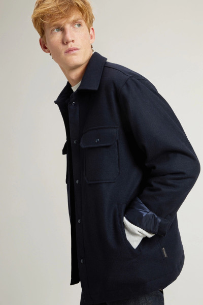 BUNDA WOOLRICH ALASKAN WOOL OVERSHIRT - Fotografia č. 4