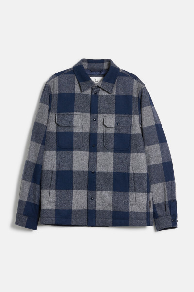 BUNDA WOOLRICH ALASKAN WOOL CHECK OVERSHIRT - Fotografia č. 1