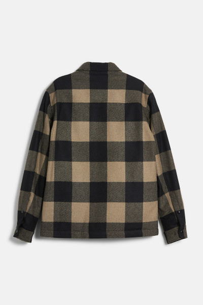 BUNDA WOOLRICH ALASKAN WOOL CHECK OVERSHIRT - Fotografia č. 2