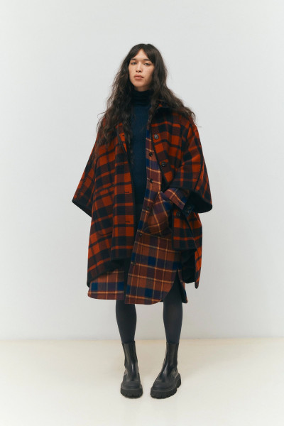 KABÁT WOOLRICH COMPACT WOOL OVERCOAT - Fotografia č. 10