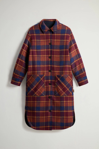 KABÁT WOOLRICH COMPACT WOOL OVERCOAT - Fotografia č. 5