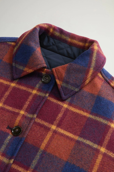 KABÁT WOOLRICH COMPACT WOOL OVERCOAT - Fotografia č. 7