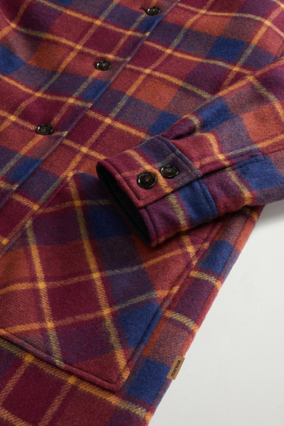 KABÁT WOOLRICH COMPACT WOOL OVERCOAT - Fotografia č. 8