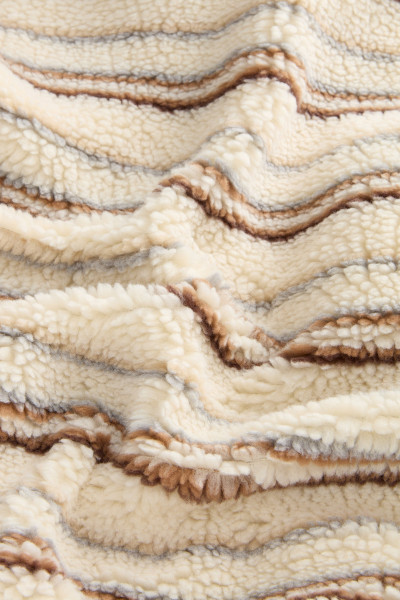 MELEGÍTŐ FELSŐ WOOLRICH CURLY SHERPA SWEATSHIRT - Kép 9