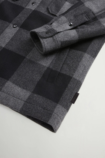 BUNDA WOOLRICH ALASKAN WOOL CHECK OVERSHIRT - Fotografie č. 10