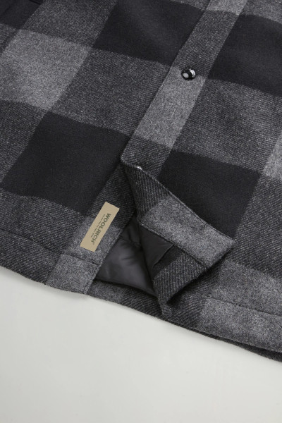BUNDA WOOLRICH ALASKAN WOOL CHECK OVERSHIRT - Fotografie č. 11