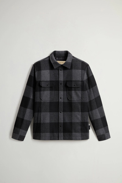 BUNDA WOOLRICH ALASKAN WOOL CHECK OVERSHIRT - Fotografie č. 7
