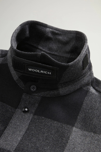 BUNDA WOOLRICH ALASKAN WOOL CHECK OVERSHIRT - Fotografie č. 9