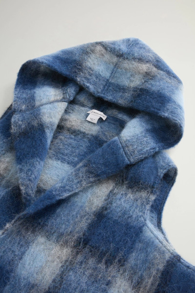 ŠÁL WOOLRICH HOODED WOOL CAPE SCARF - Fotografia č. 3