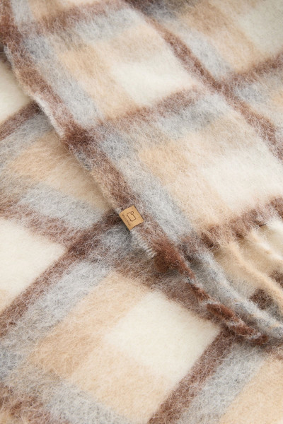 ŠÁL WOOLRICH HOODED WOOL CAPE SCARF - Fotografia č. 4