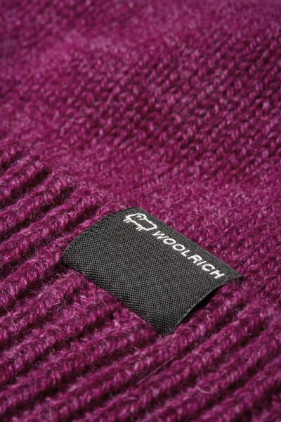 ČAPICA WOOLRICH CASHMERE RIBBED BEANIE - Fotografia č. 2