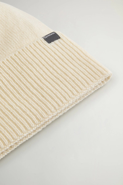 ČAPICA WOOLRICH CASHMERE RIBBED BEANIE - Fotografia č. 4