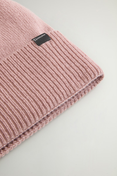 ČAPICA WOOLRICH CASHMERE RIBBED BEANIE - Fotografia č. 3